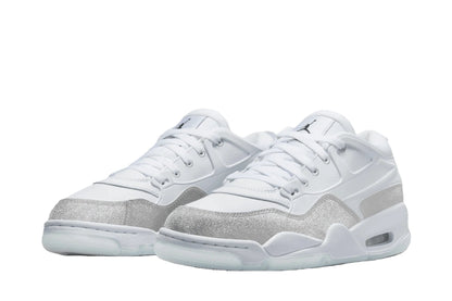 Wmns Jordan 4 RM 'White Silver Glitter'